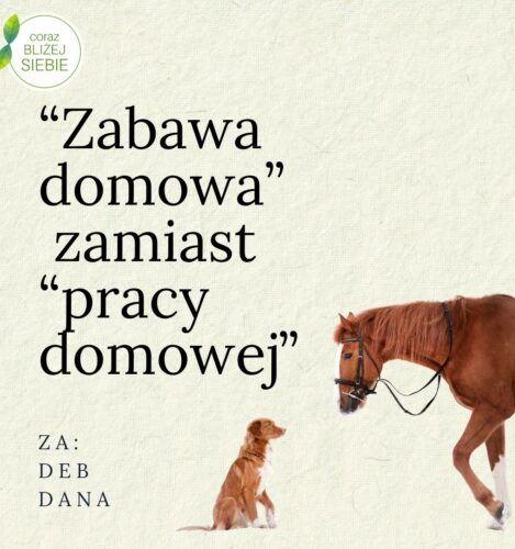 „Zabawa domowa” zamiast „pracy”