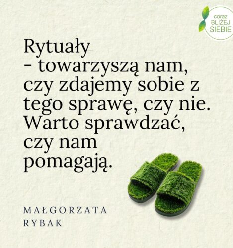 Wsparci przez rytuały lub nimi rozbici