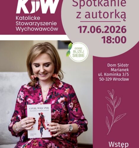 Wieczór autorski już jutro we Wrocławiu